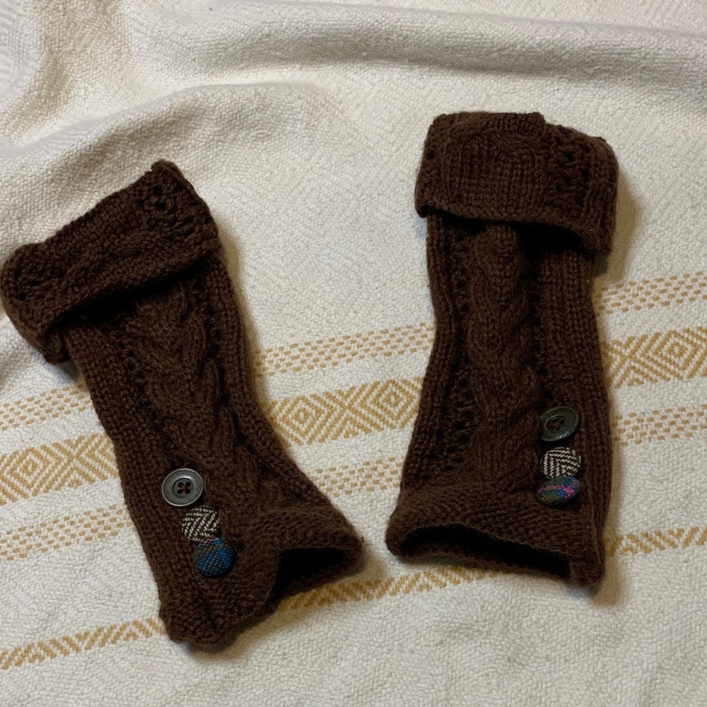 Knit Hand Warmers/Cuffs with Thumbs